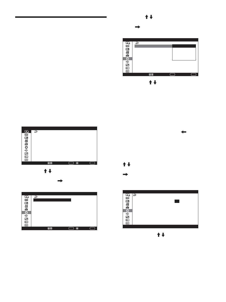 Fonction de sommeil, Réglage de l’heure | Sony PFM-42X1S User Manual | Page 155 / 376