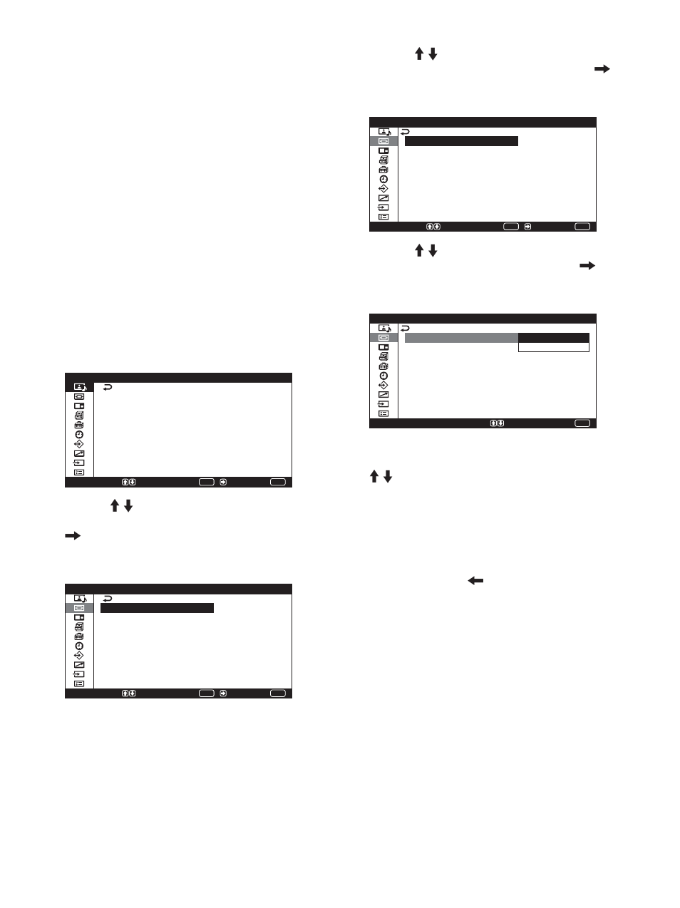 Impostazione di auto wide | Sony PFM-42X1S User Manual | Page 303 / 376