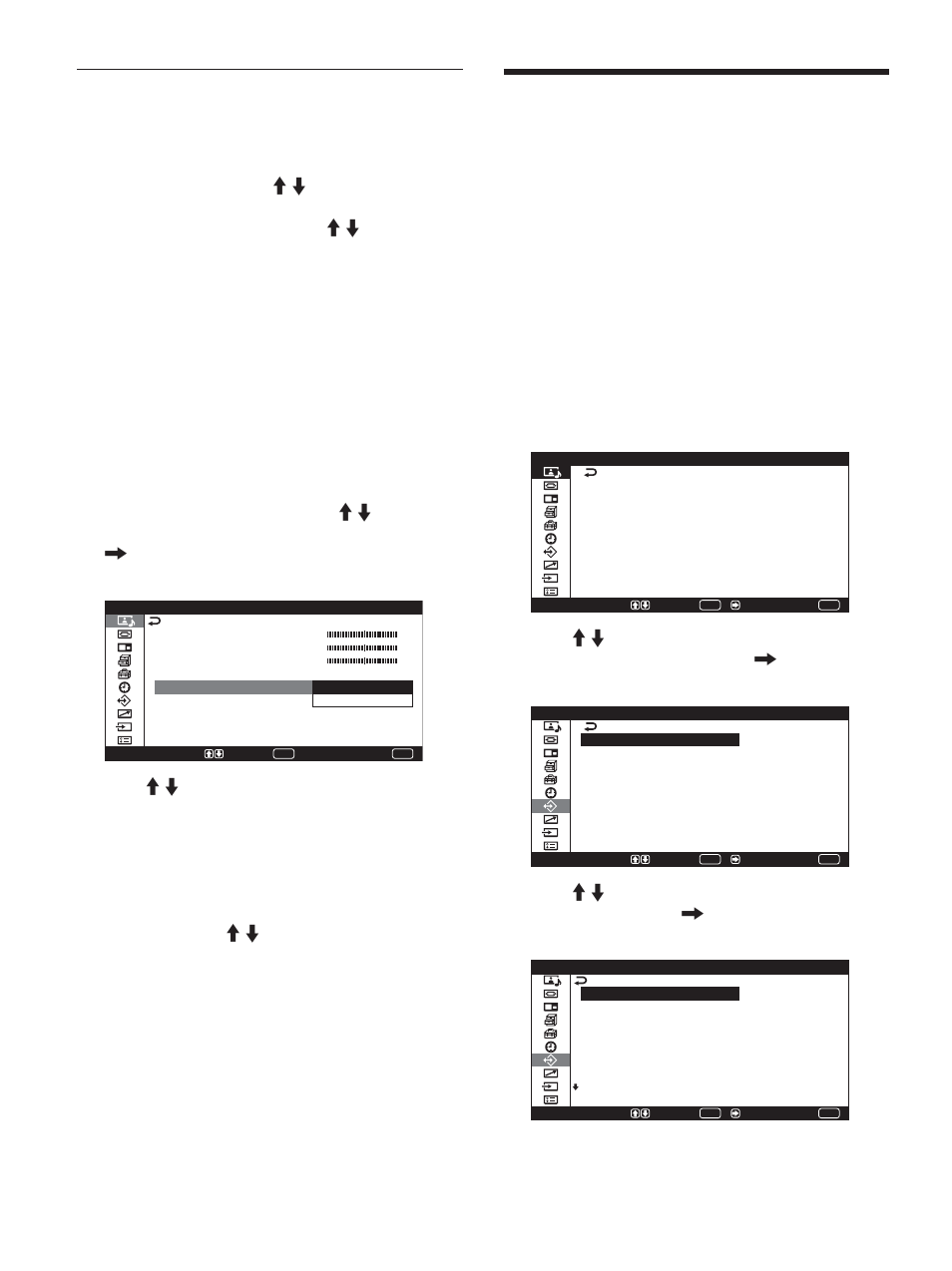 Using the memory function, Storing the current setting, Surround | Sony PFM-42X1S User Manual | Page 96 / 376