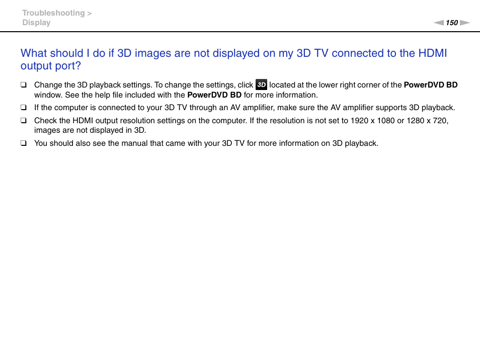Sony VPCCB2SFX User Manual | Page 150 / 168