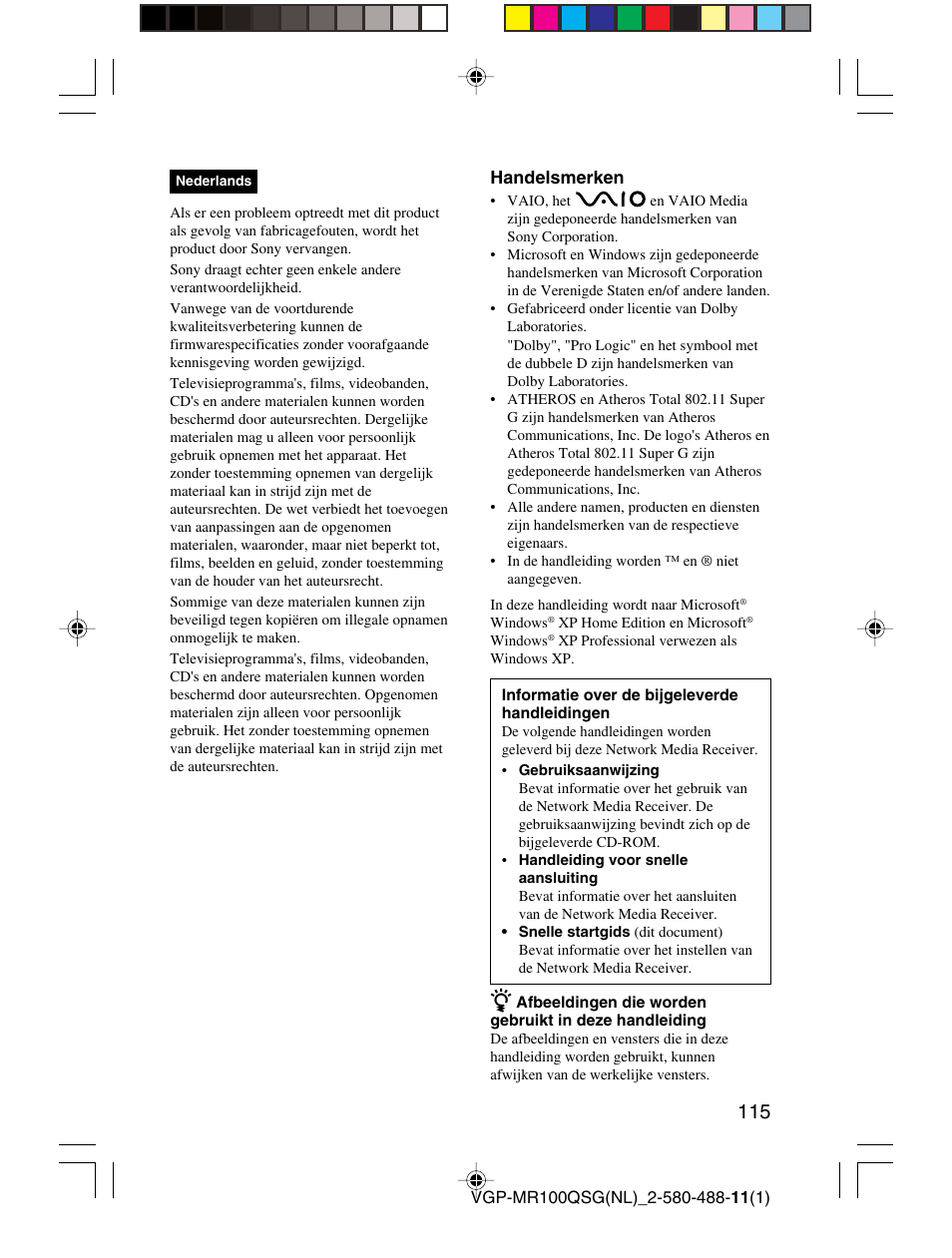 Sony VGP-MR100U User Manual | Page 115 / 143