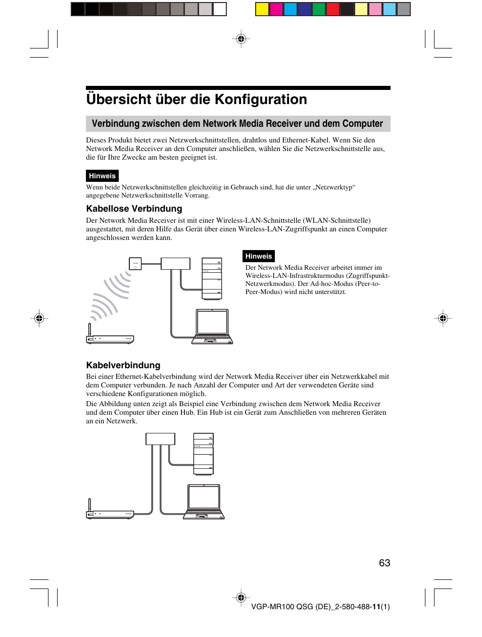 Übersicht über die konfiguration | Sony VGP-MR100U User Manual | Page 63 / 143