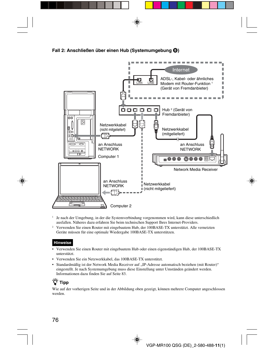 Sony VGP-MR100U User Manual | Page 76 / 143