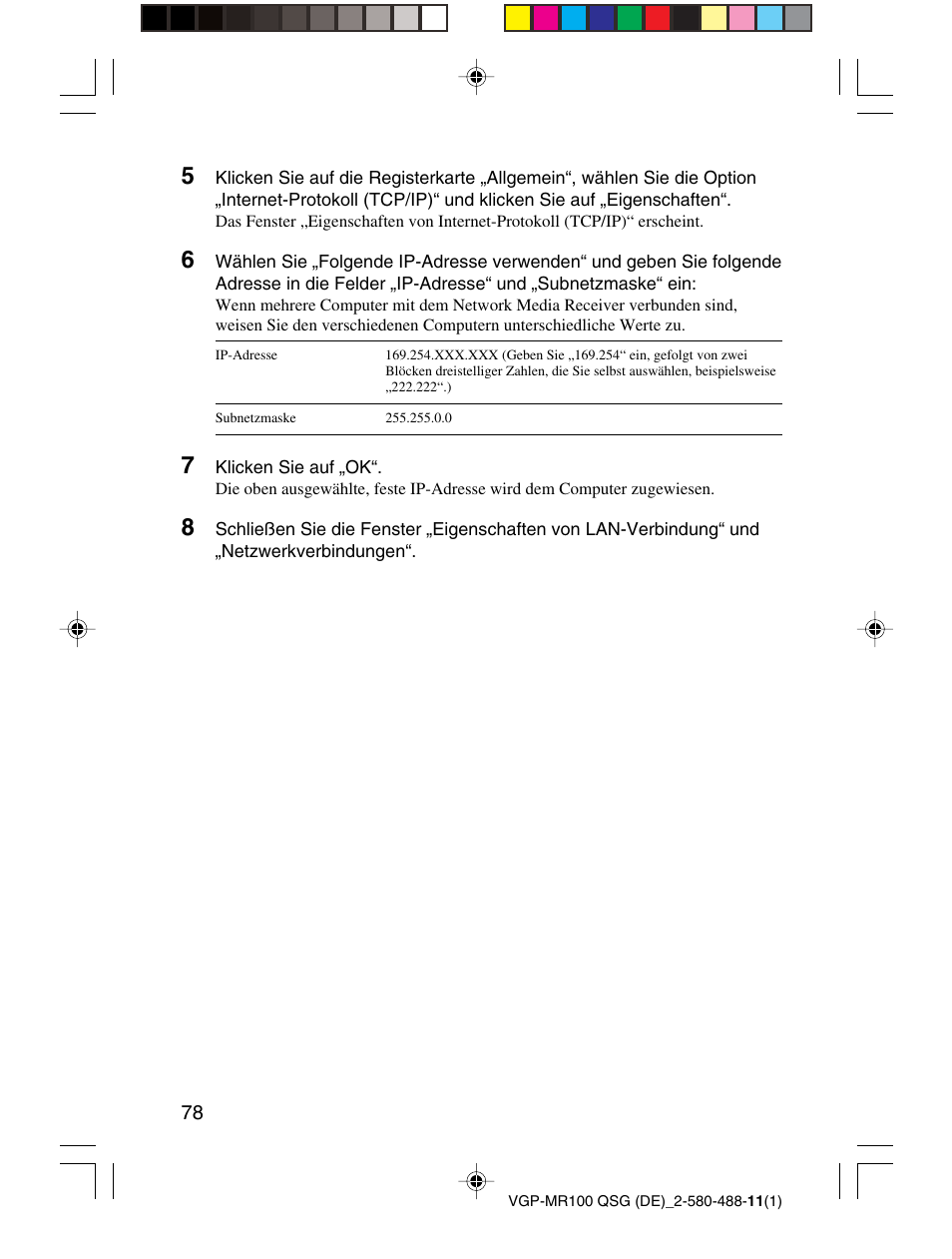 Sony VGP-MR100U User Manual | Page 78 / 143