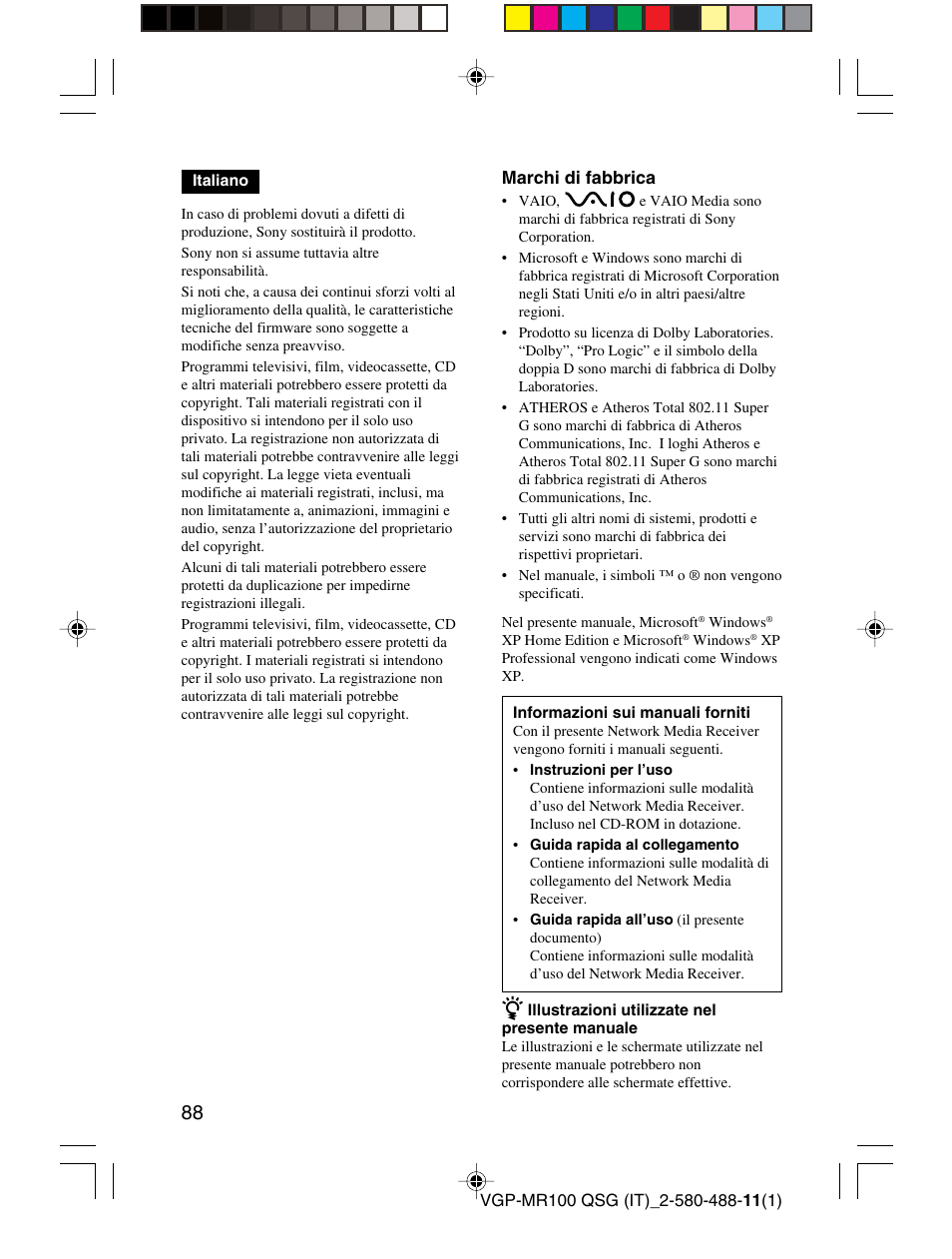 Sony VGP-MR100U User Manual | Page 88 / 143