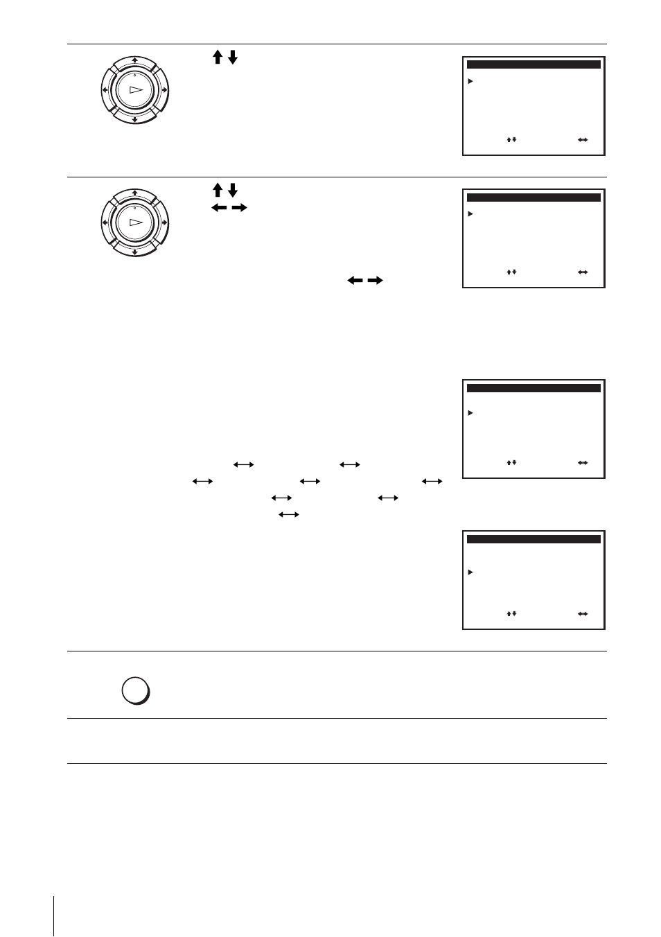 Press m/m to select auto, then press ok, Press m/m to select the item you want. then press, Press menu to exit the menu | Sony SLV-N750 User Manual | Page 20 / 64