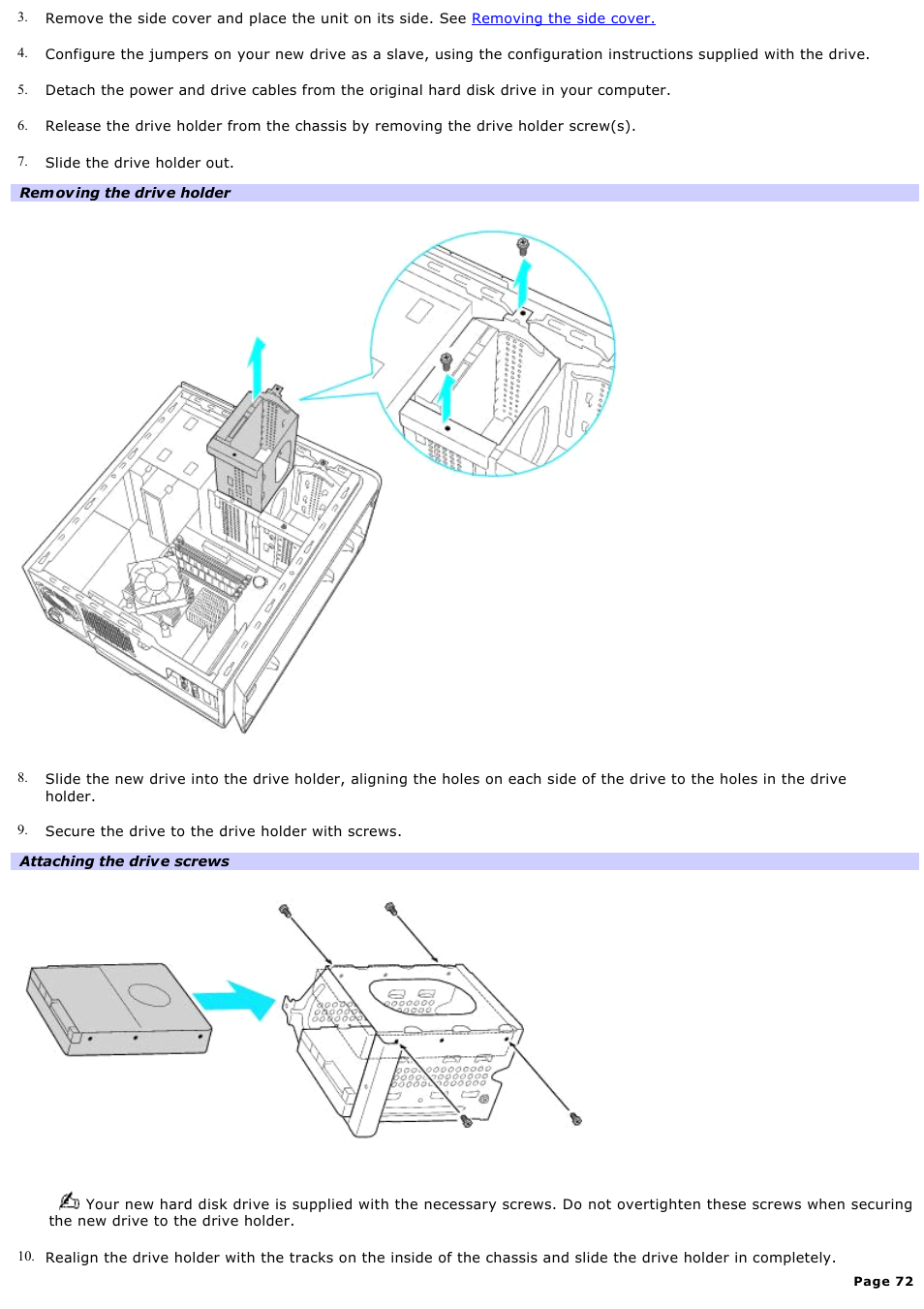 Sony VGC-RB58G User Manual | Page 72 / 131