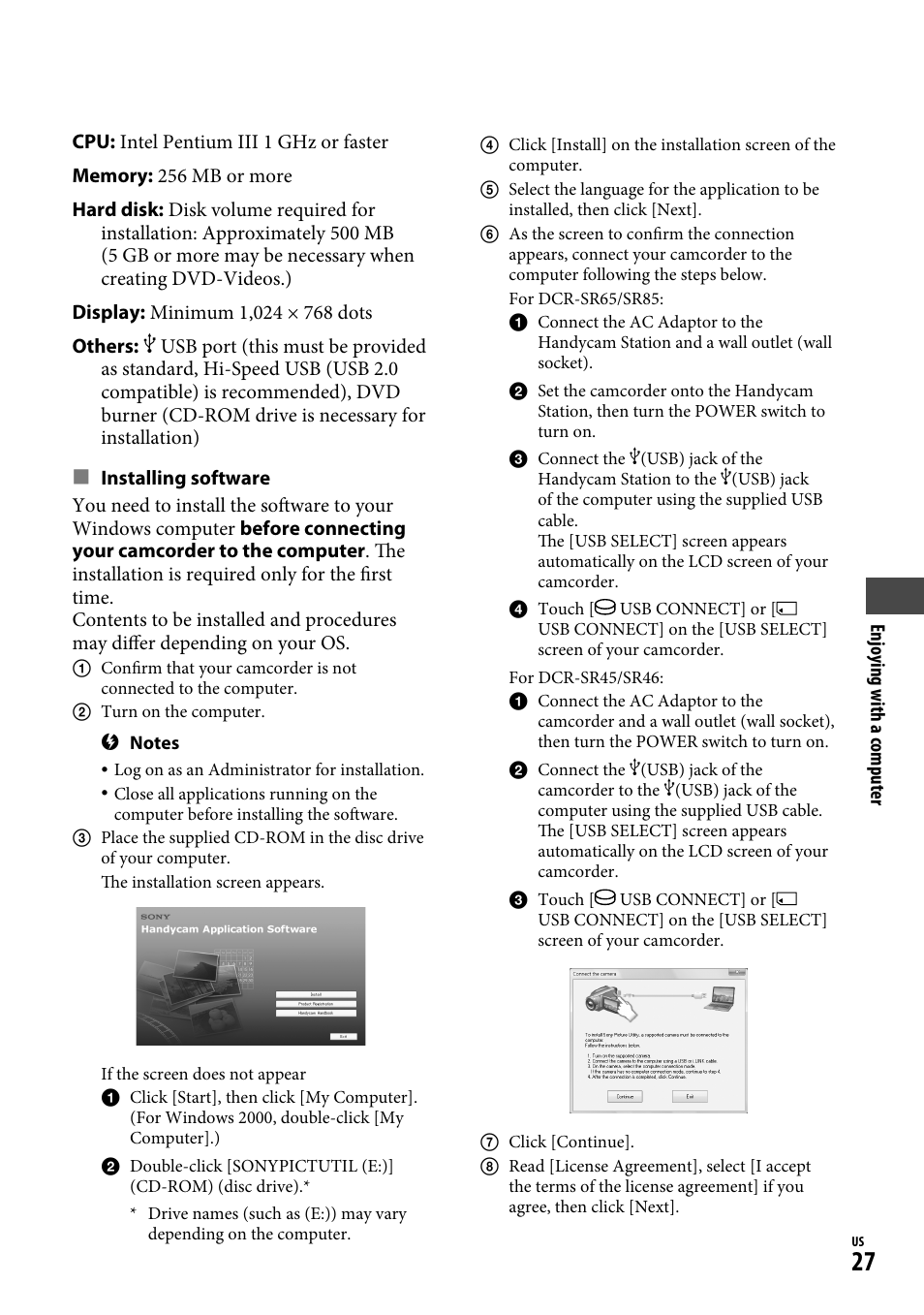 Sony DCR-SR65 User Manual | Page 27 / 68