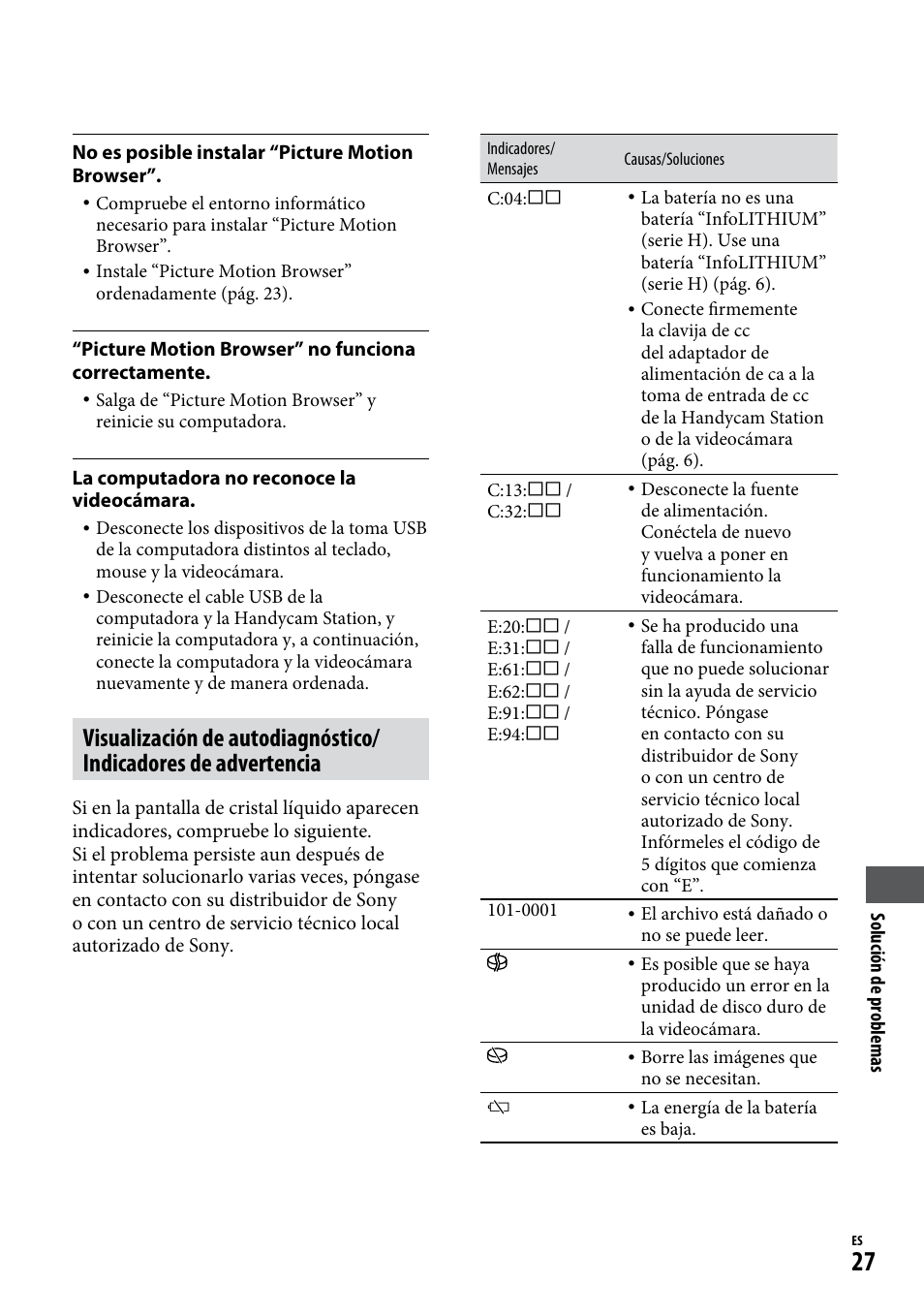 Sony DCR-SR65 User Manual | Page 61 / 68