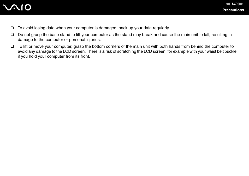 Sony VGC-LV170J User Manual | Page 143 / 208