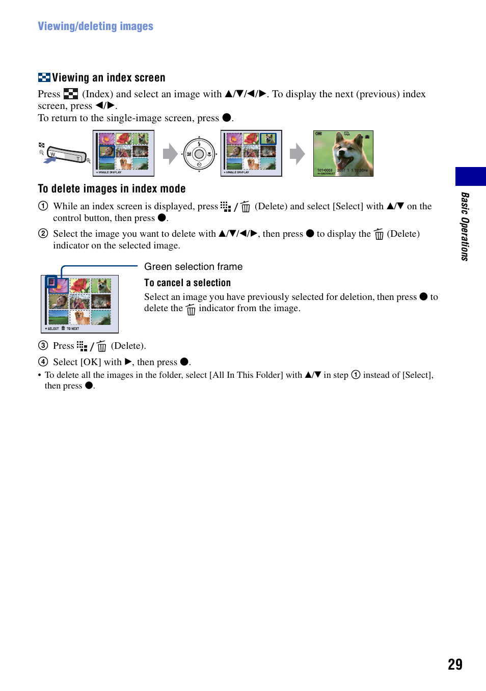 Sony DSC-S700BDL User Manual | Page 29 / 101
