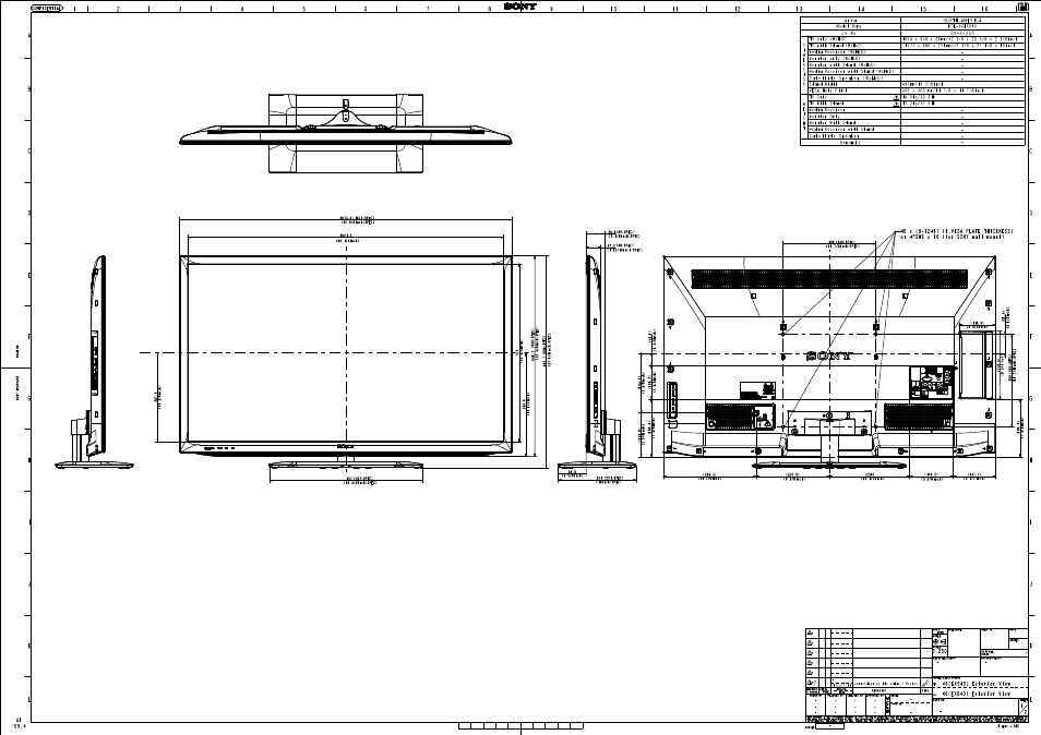 Sony KDL-46EX640 User Manual | 2 pages