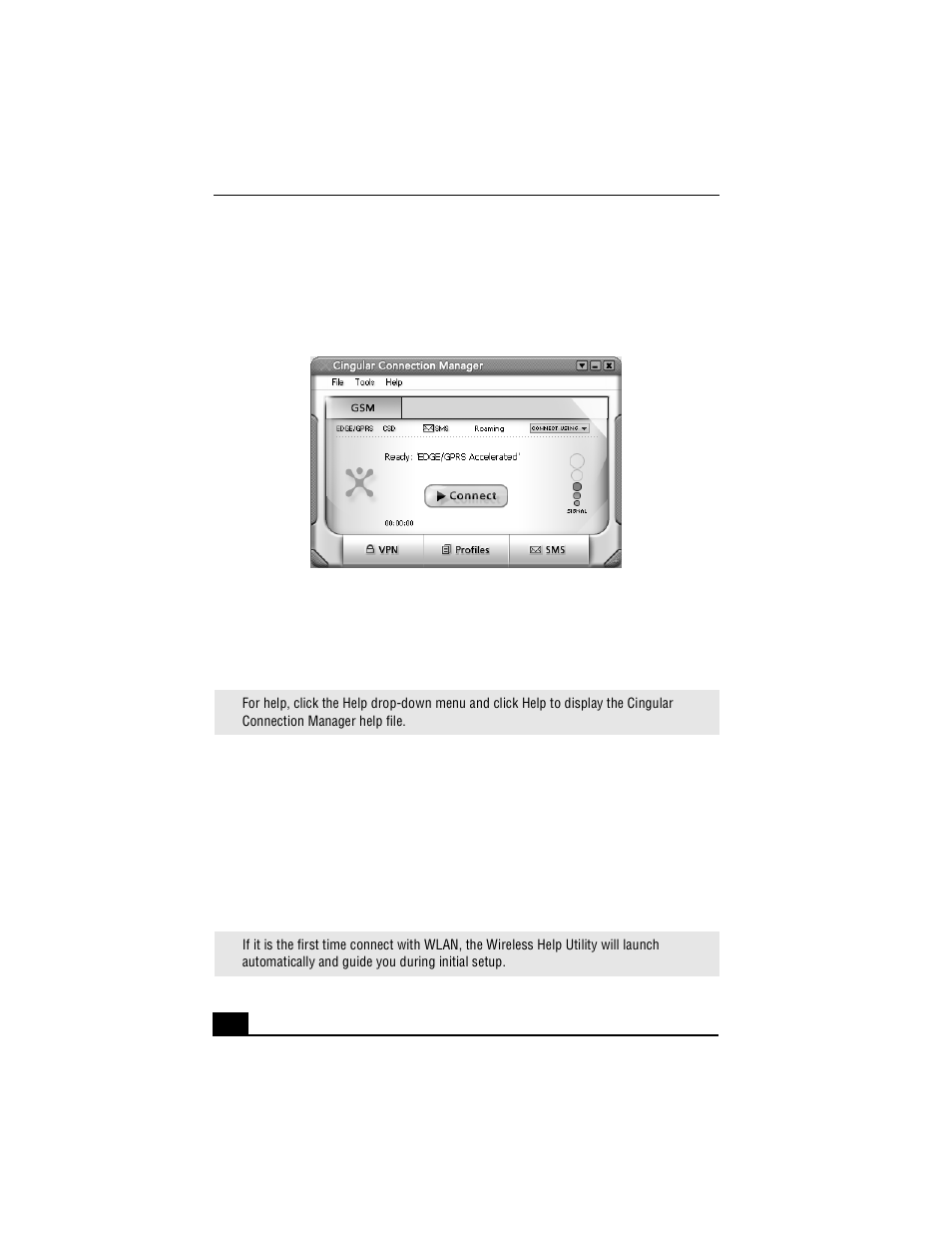 Using the wireless lan connection | Sony VGN-T350P User Manual | Page 14 / 38