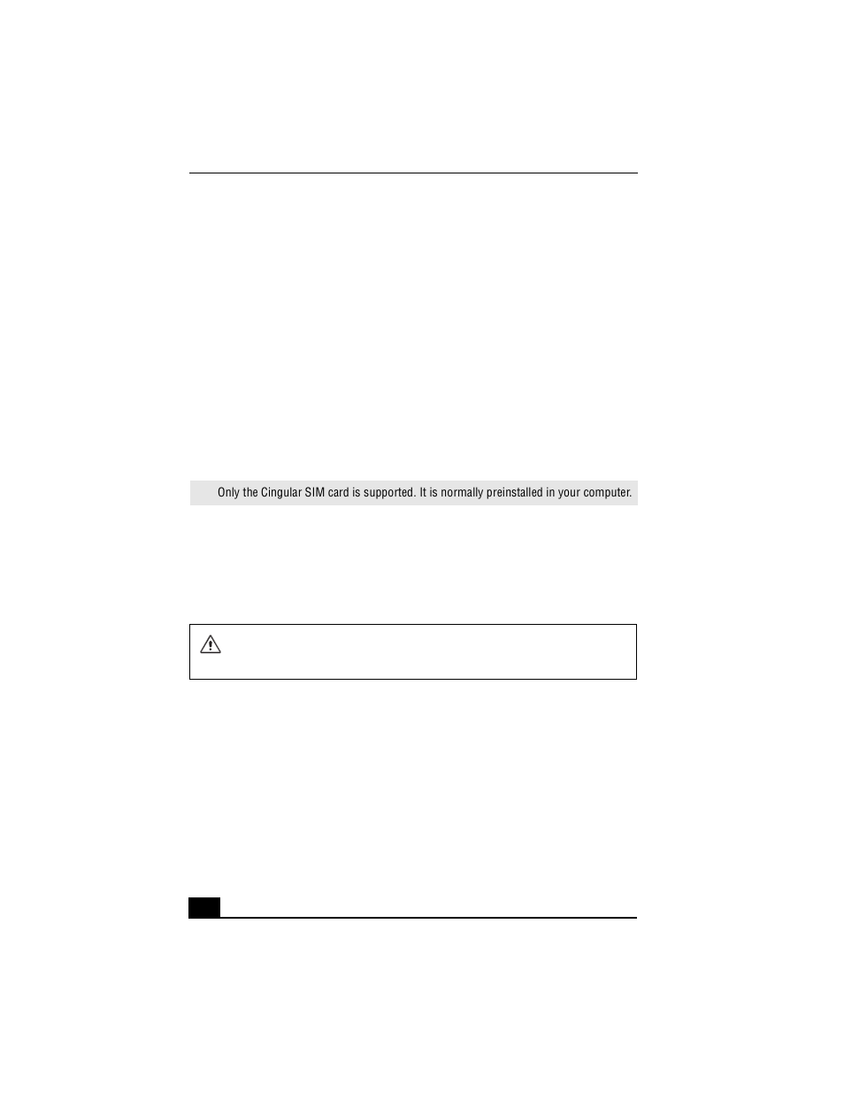 About wireless connectivity, About the cingular sim card | Sony VGN-T350P User Manual | Page 4 / 38