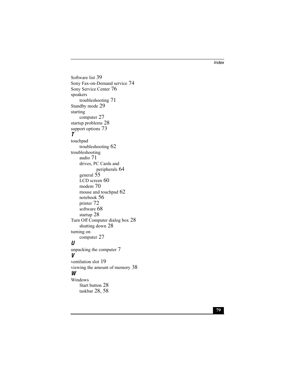 Sony PCG-FX370 User Manual | Page 79 / 80