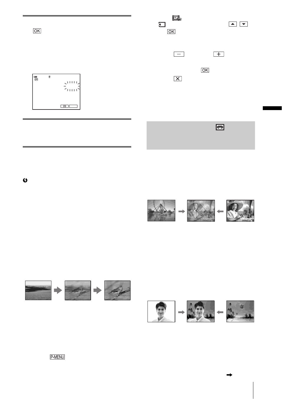 Using special effects – digital effect, Using special effects, Digital effect | Sony DCR-HC30 User Manual | Page 43 / 148