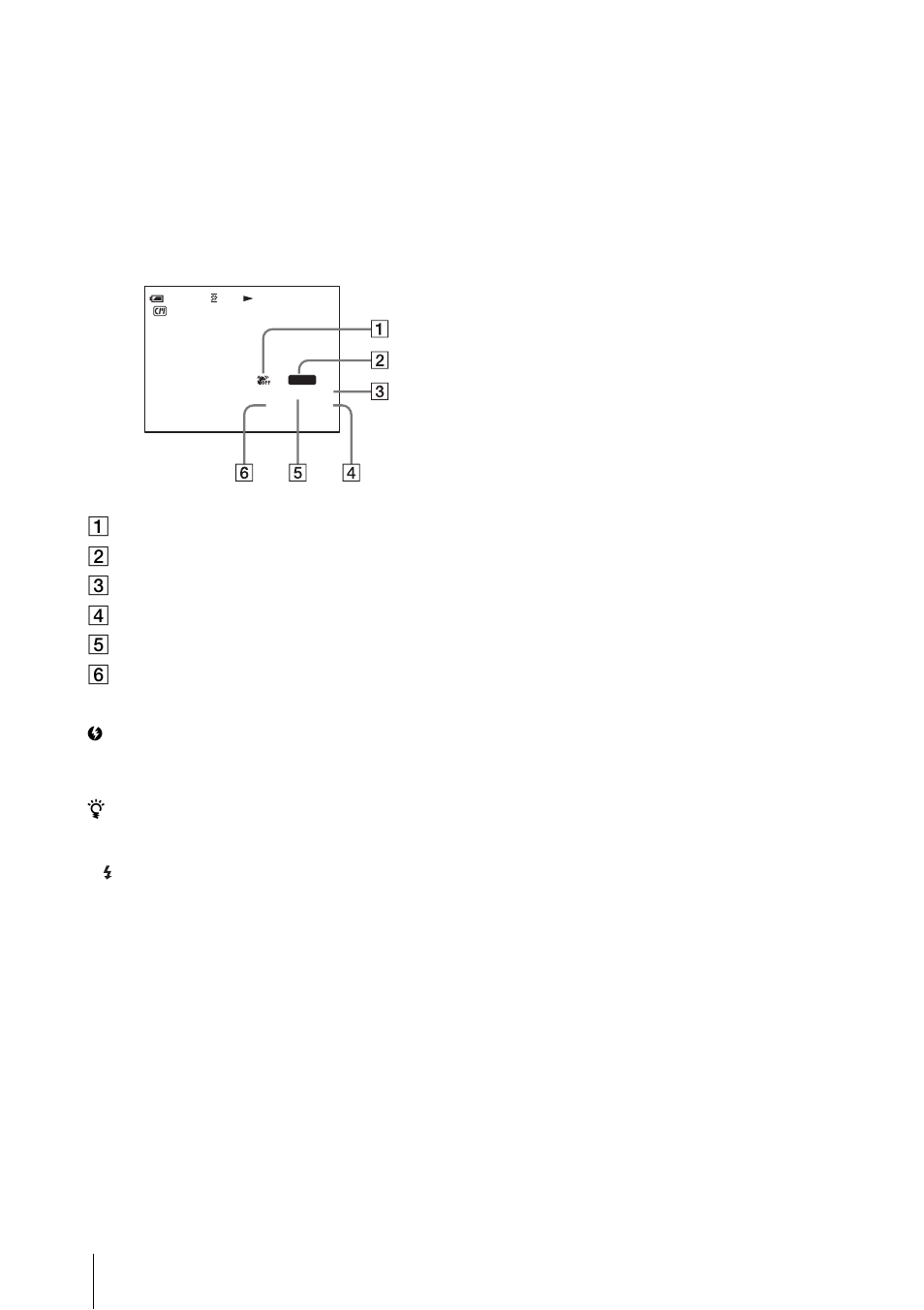 58 to hide the date/time or camera settings data, Camera settings data display | Sony DCR-HC30 User Manual | Page 58 / 148