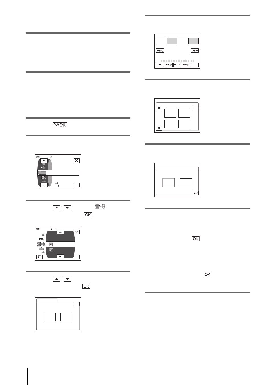 Prepare your vcr, Prepare your camcorder (playing device), Touch | Touch [menu, Touch / to select (edit/ play), then touch, Touch / to select [prog. edit], then touch, Touch [other device, Touch [edit set, Touch [control, Select [ir] or [i.link | Sony DCR-HC30 User Manual | Page 98 / 148