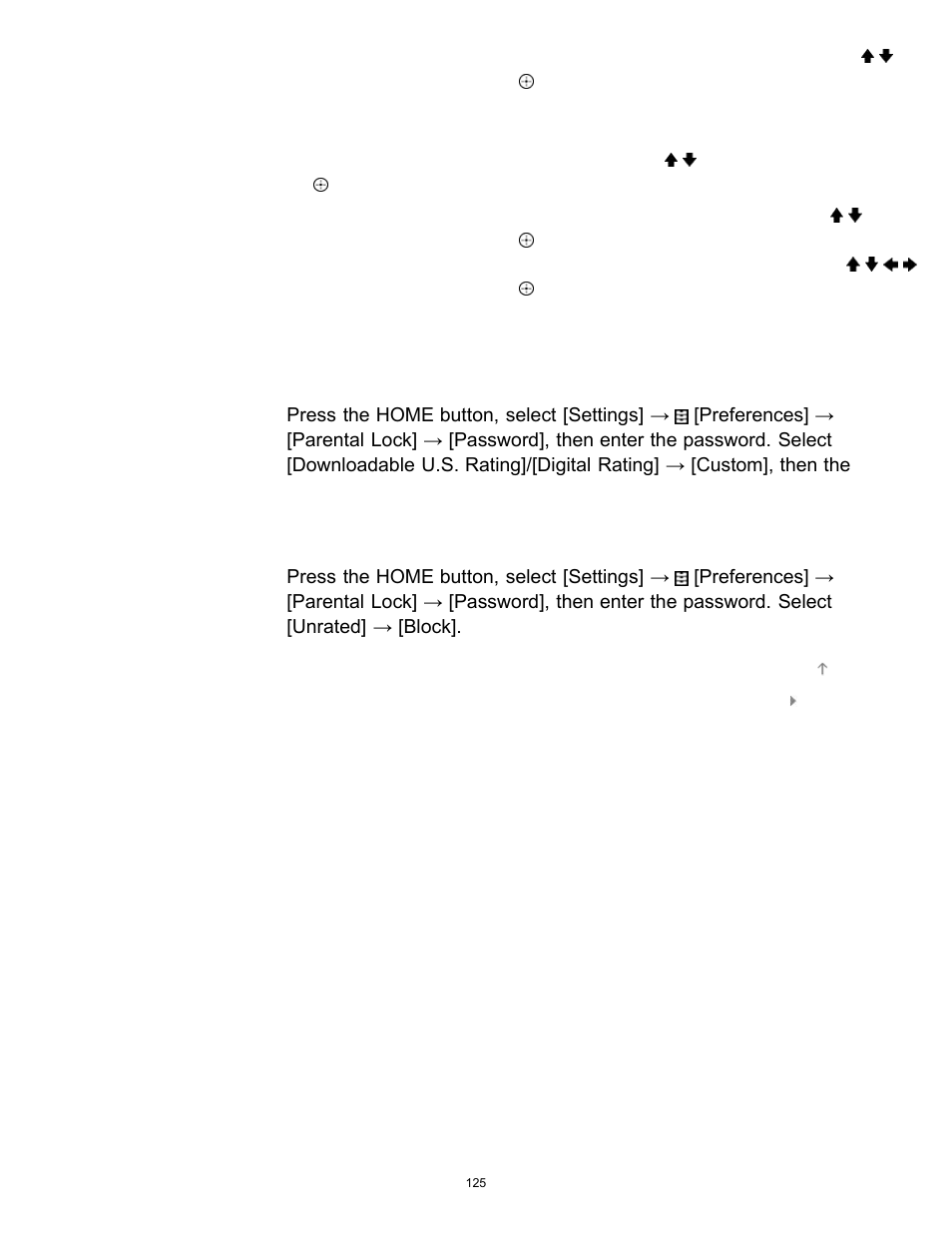 Sony KDL-65W850A User Manual | Page 125 / 249