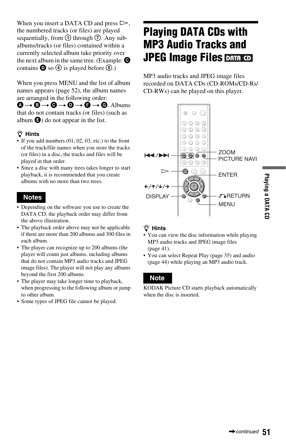 S (51 | Sony DVP-NS575PB User Manual | Page 51 / 80