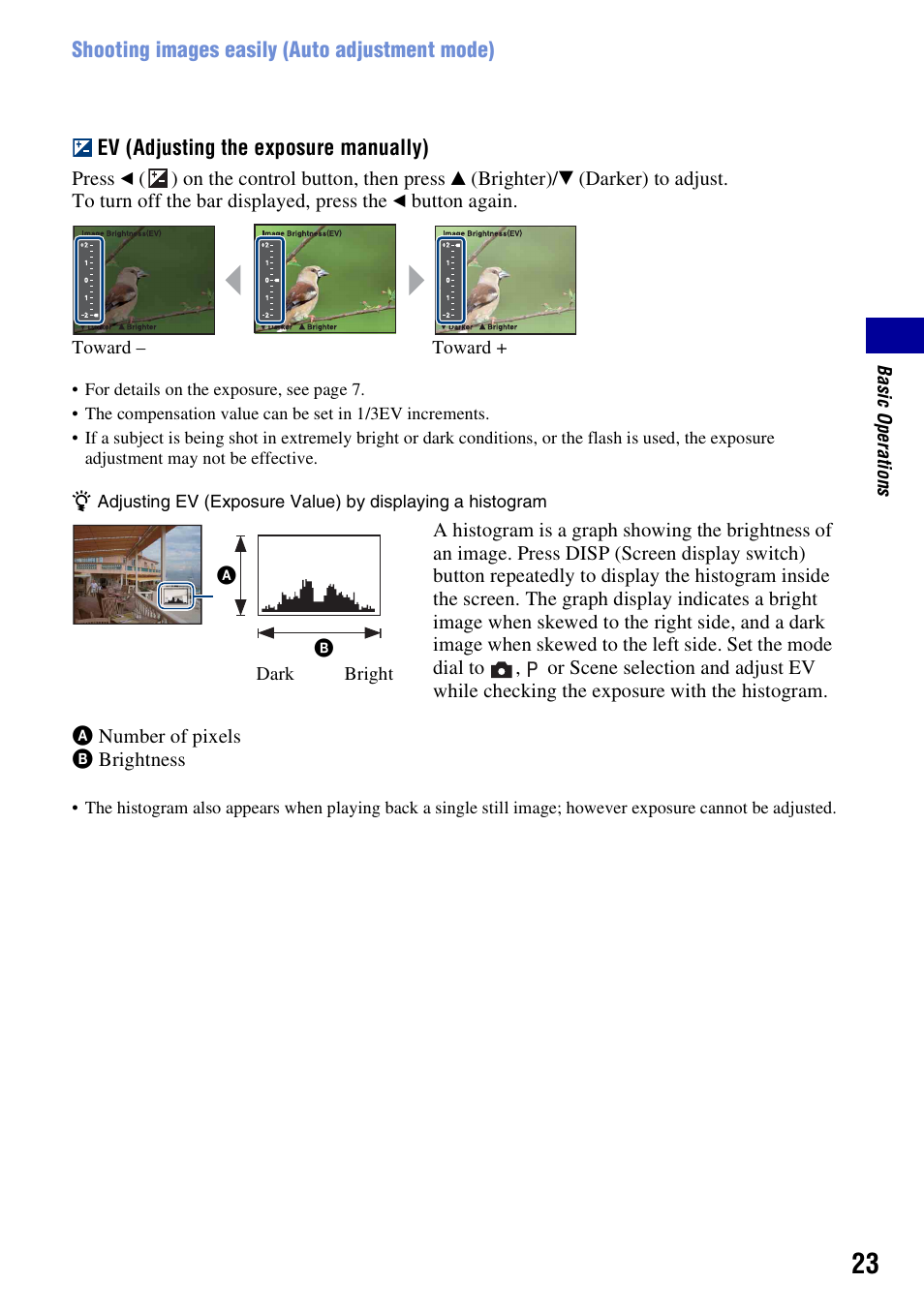 Sony DSC-W55BDL User Manual | Page 23 / 111