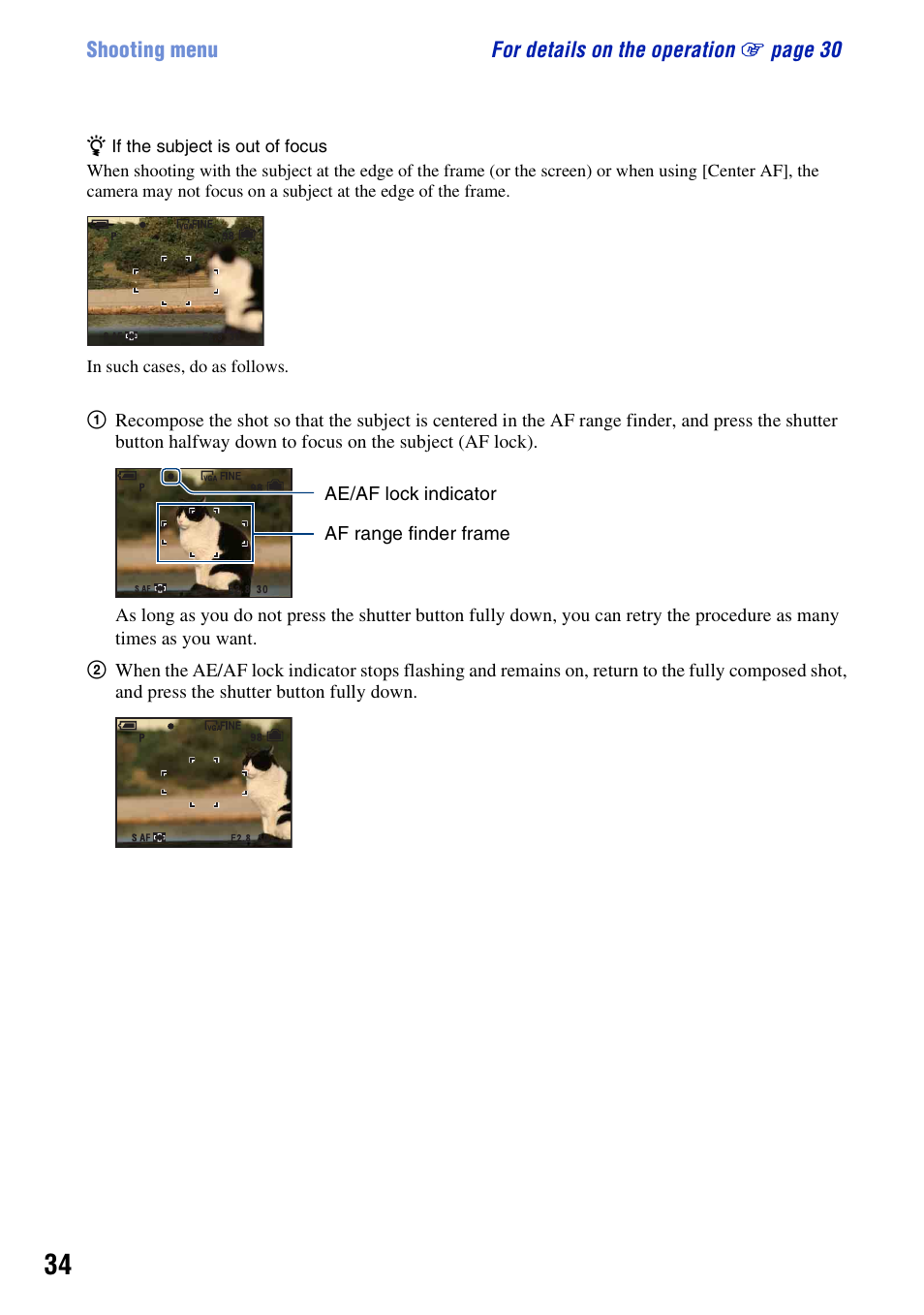 Sony DSC-W55BDL User Manual | Page 34 / 111