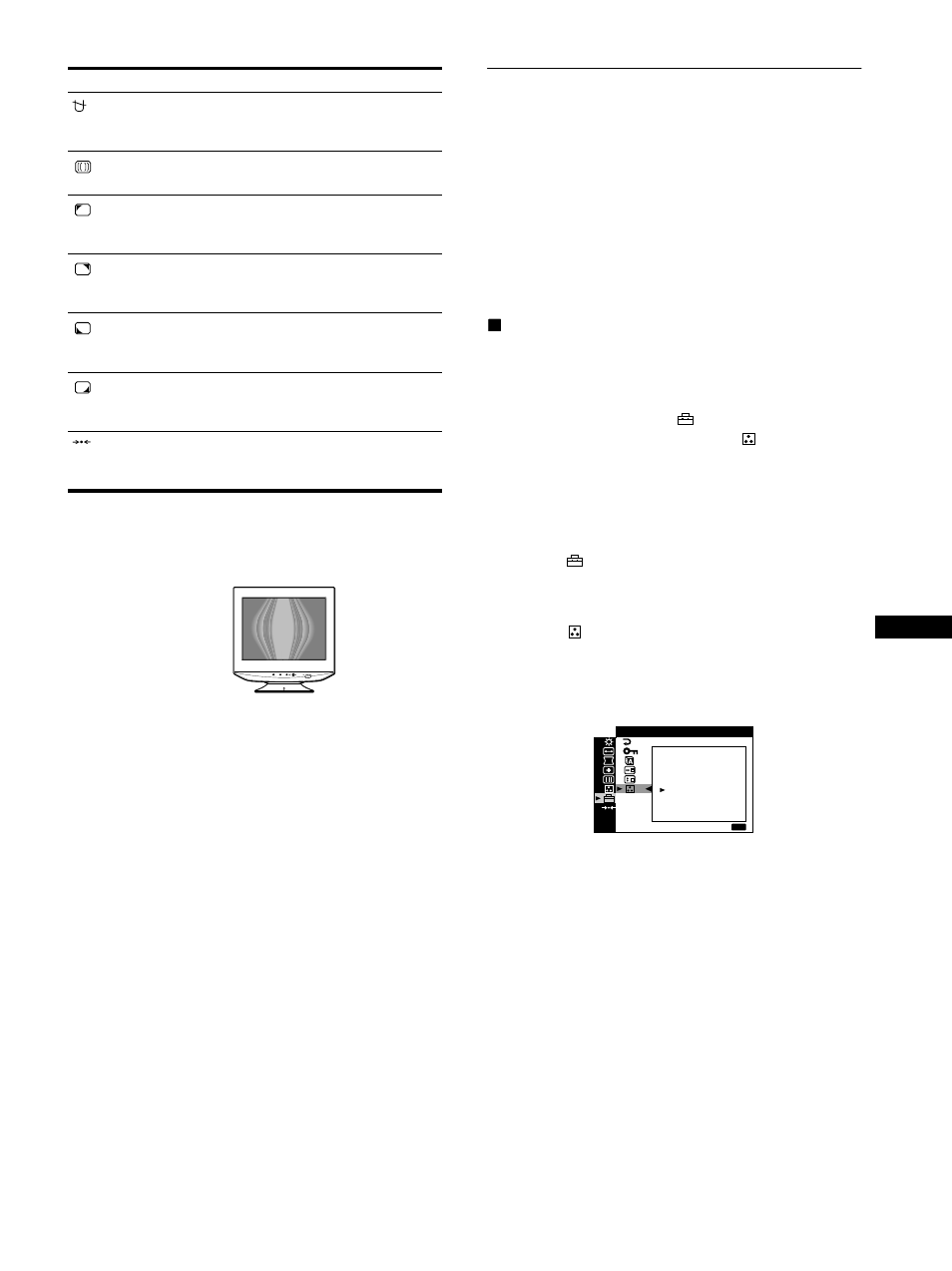 Ajuste del color de la imagen (color) | Sony CPD-G420 User Manual | Page 59 / 70