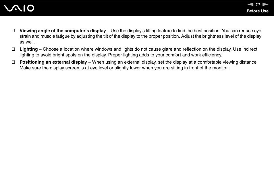 Sony VGN-Z690N User Manual | Page 11 / 222