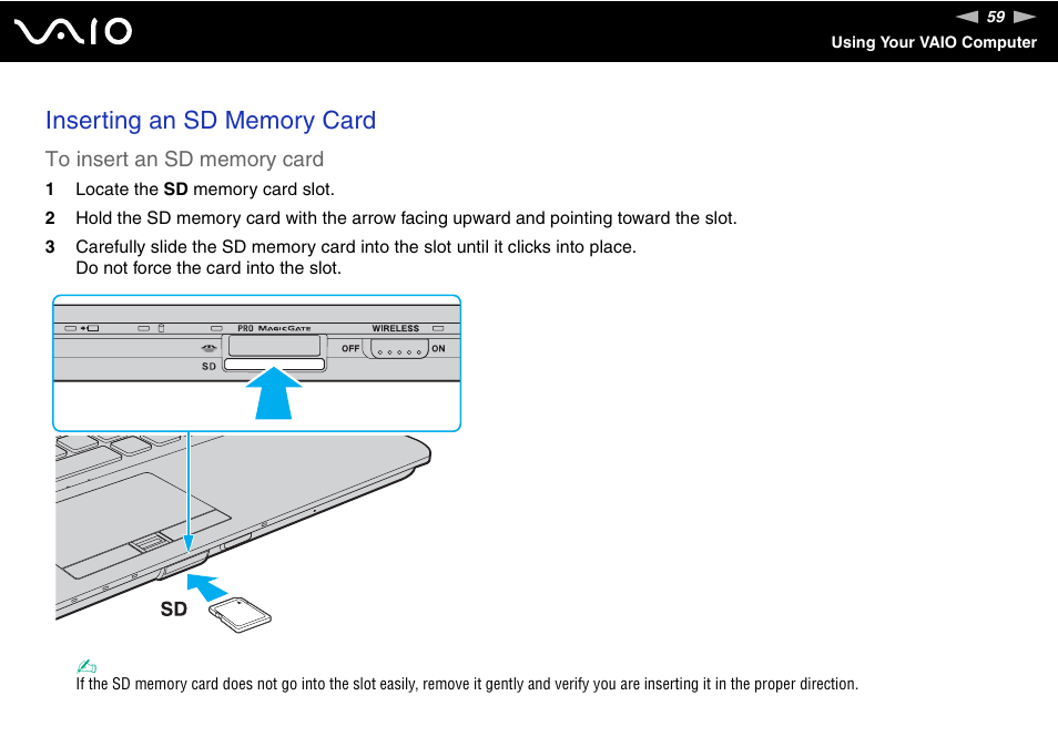 Sony VGN-Z690N User Manual | Page 59 / 222
