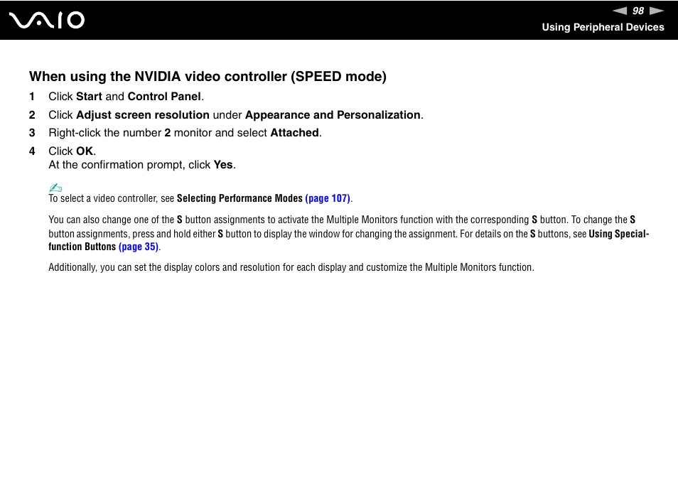 Sony VGN-Z690N User Manual | Page 98 / 222