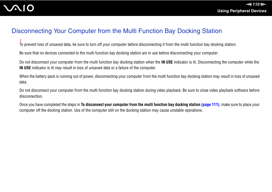 Sony VGN-FE890N User Manual | Page 110 / 231