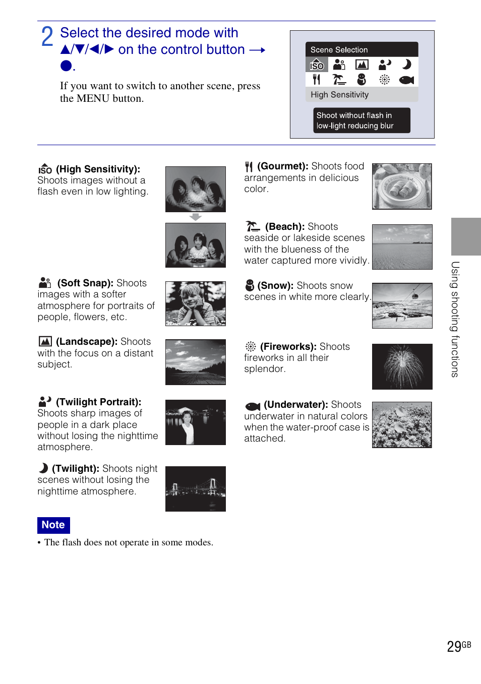 Sony DSC-W290 User Manual | Page 29 / 60