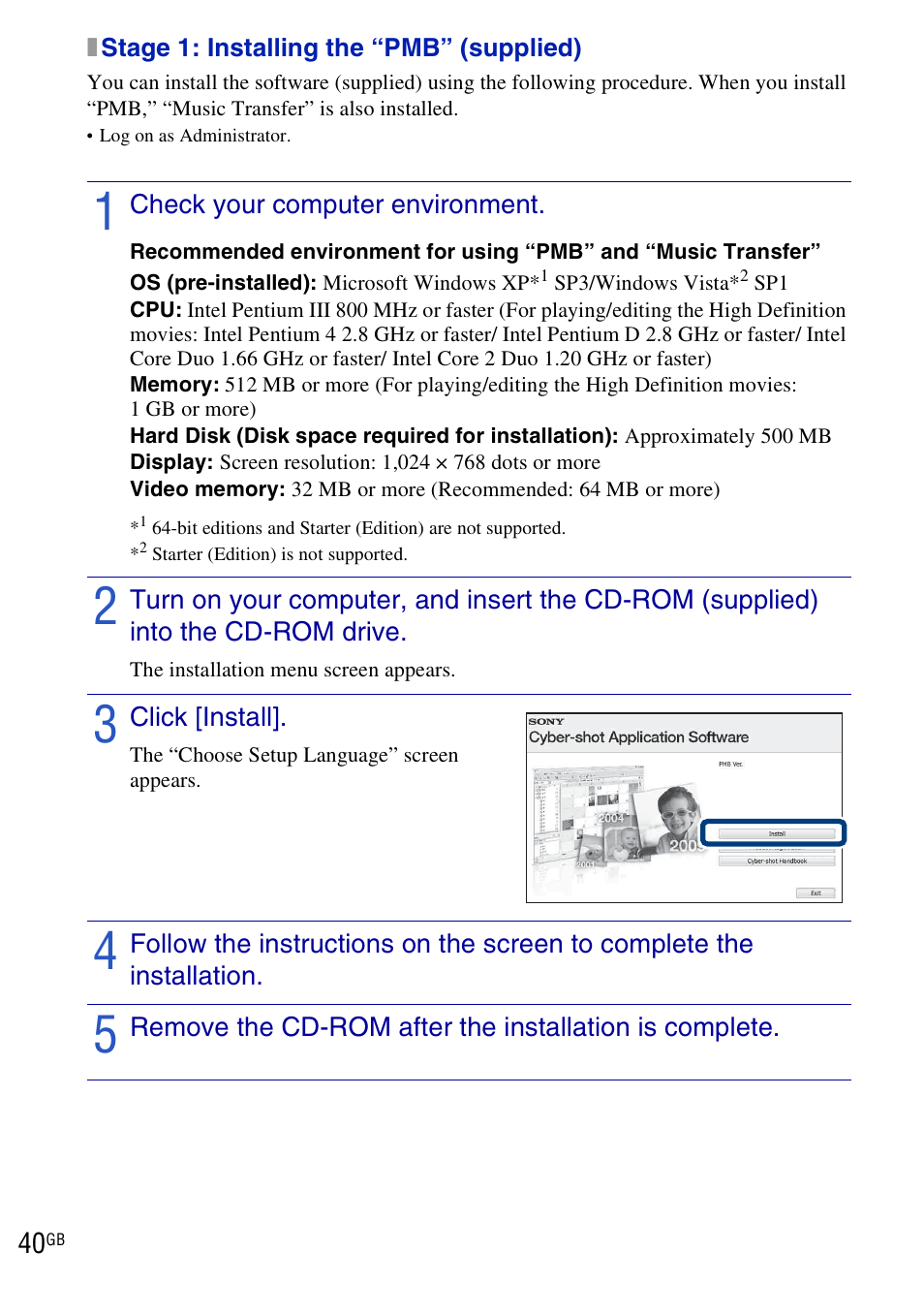 Sony DSC-W290 User Manual | Page 40 / 60