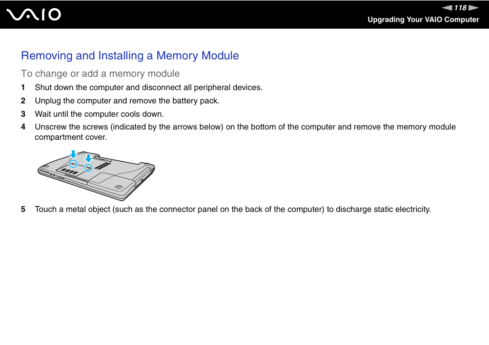 Sony VGN-FE680G User Manual | Page 118 / 195