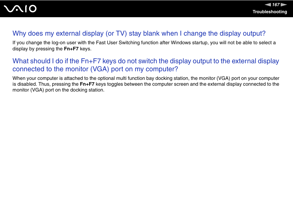 Sony VGN-FE680G User Manual | Page 167 / 195