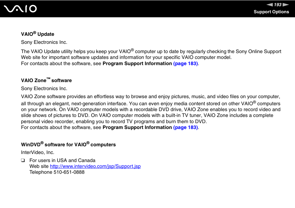 Sony VGN-FE680G User Manual | Page 193 / 195