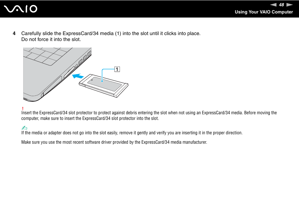 Sony VGN-FE680G User Manual | Page 48 / 195