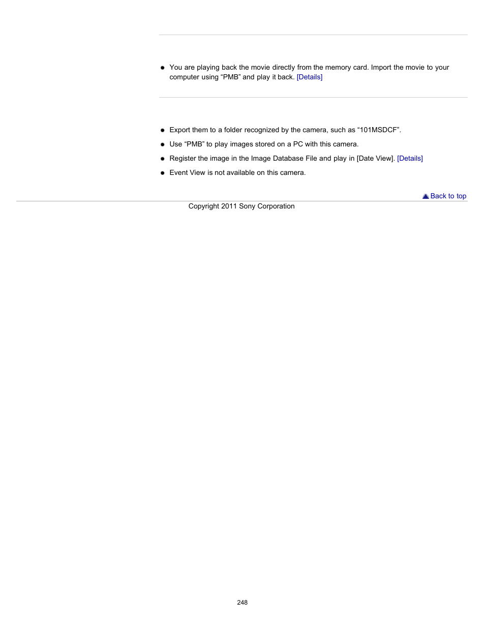 Sony DSC-TX55 User Manual | Page 248 / 275