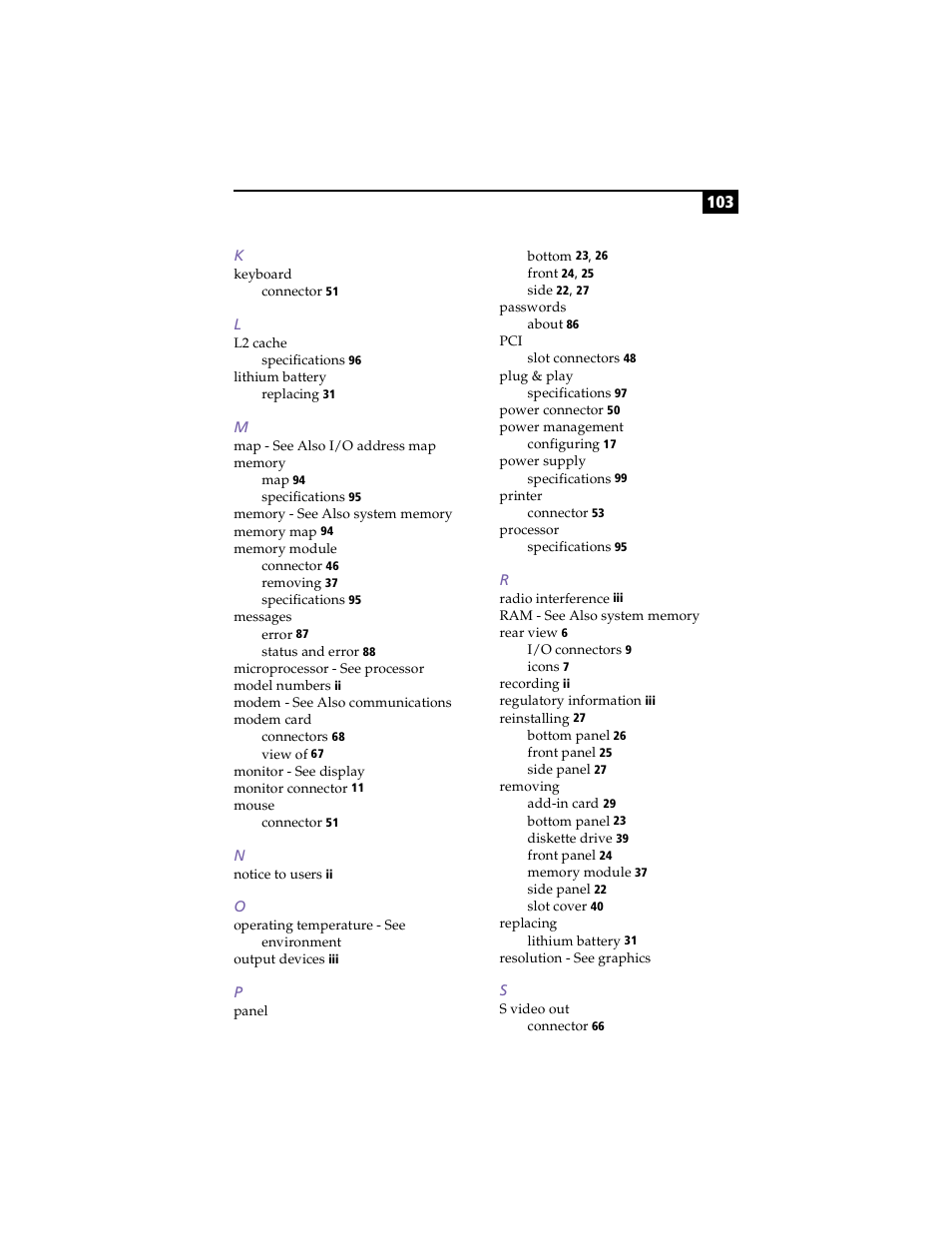Sony PCV-E203 User Manual | Page 111 / 112