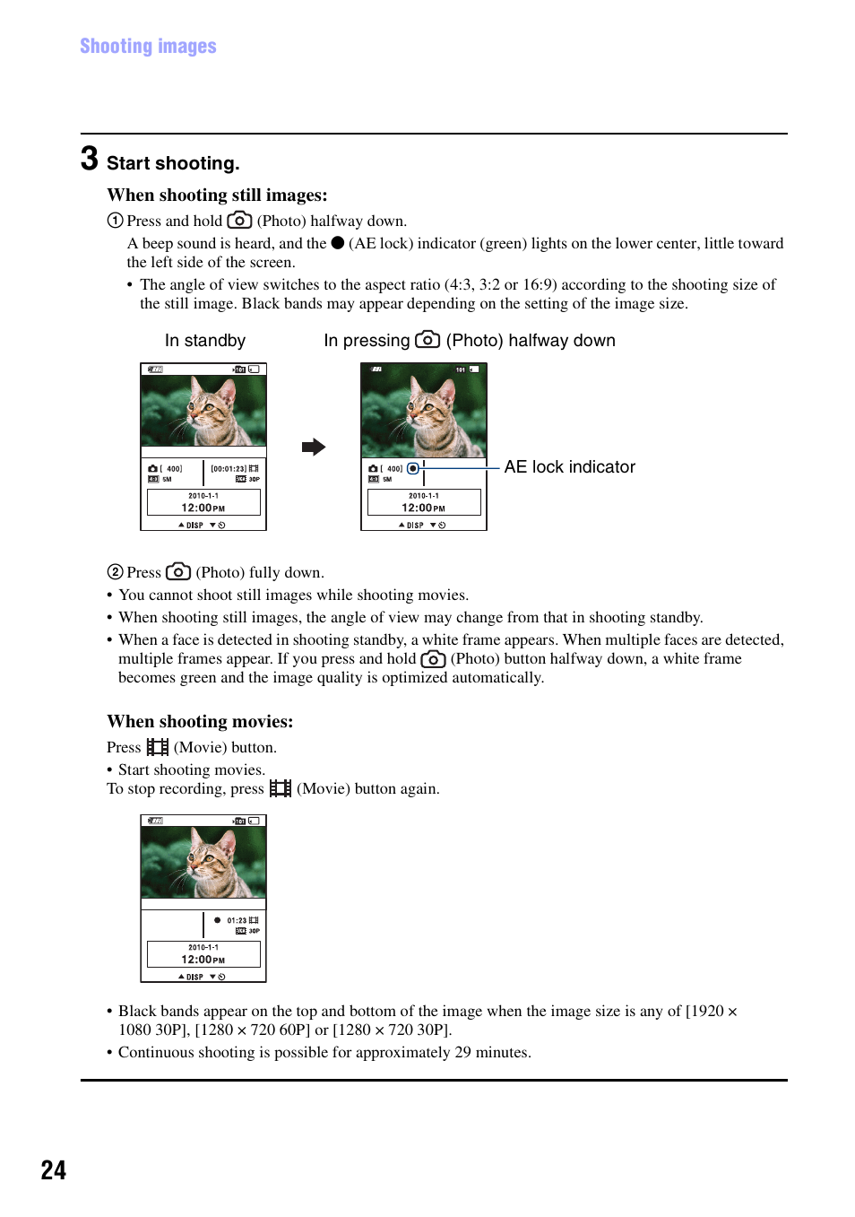 Sony bloggie  MHS-PM5 User Manual | Page 24 / 73