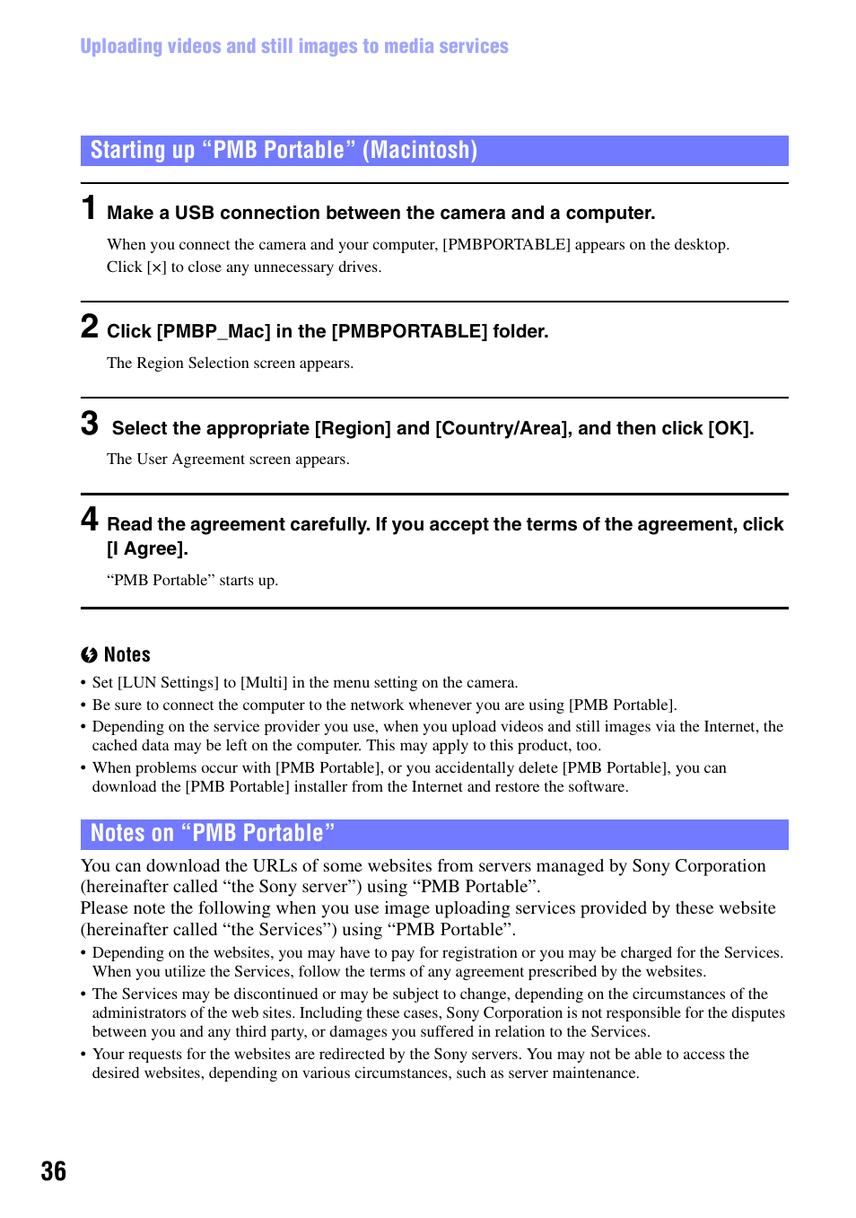 Sony bloggie  MHS-PM5 User Manual | Page 36 / 73