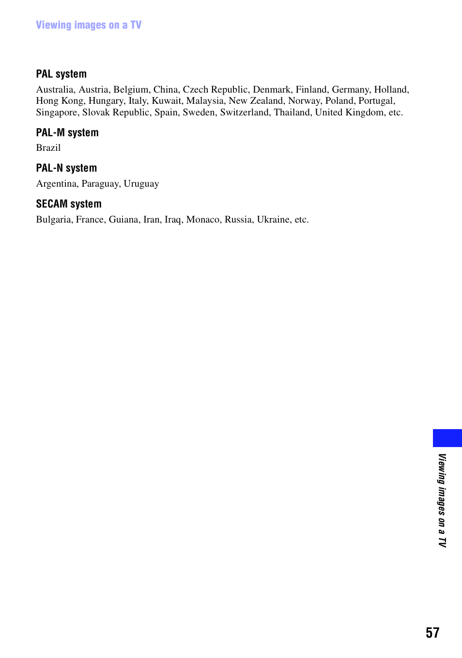 Sony bloggie  MHS-PM5 User Manual | Page 57 / 73