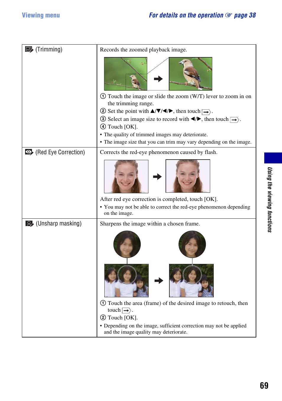 Sony DSC-T300 User Manual | Page 69 / 147