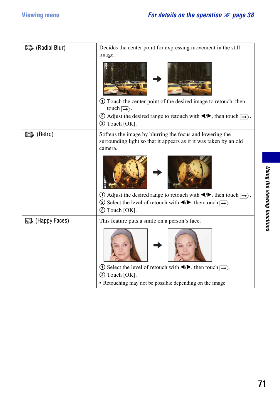 Sony DSC-T300 User Manual | Page 71 / 147