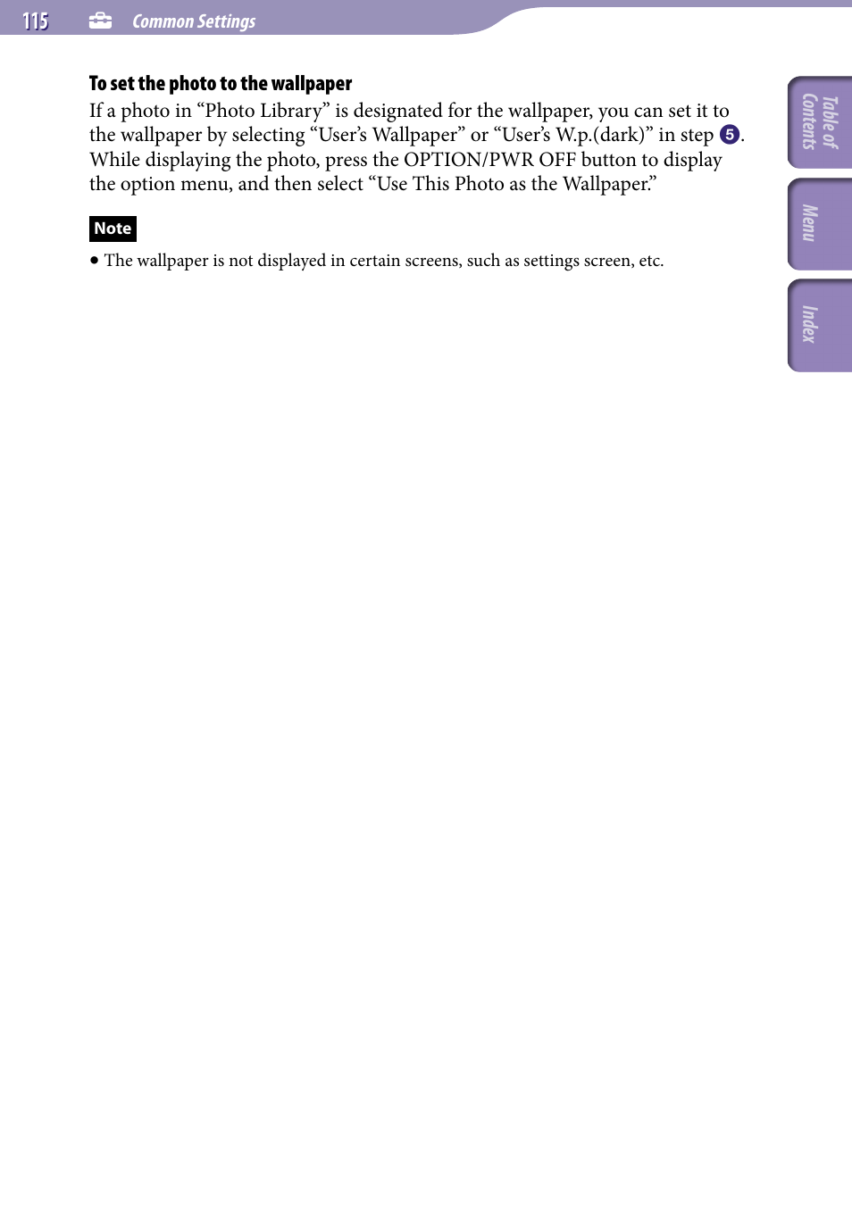 Sony NWZ-S738FBNCYO User Manual | Page 115 / 166