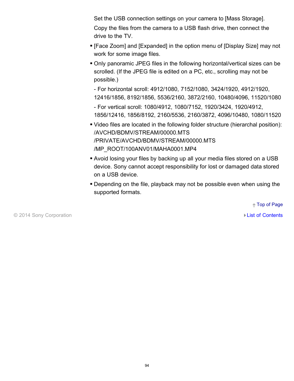 Sony KDL-60W850B User Manual | Page 100 / 245