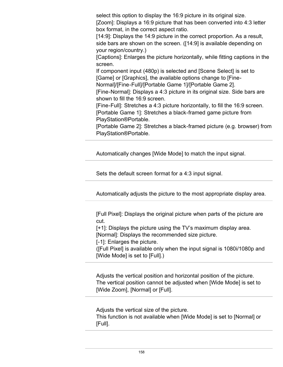 Sony KDL-60W850B User Manual | Page 164 / 245