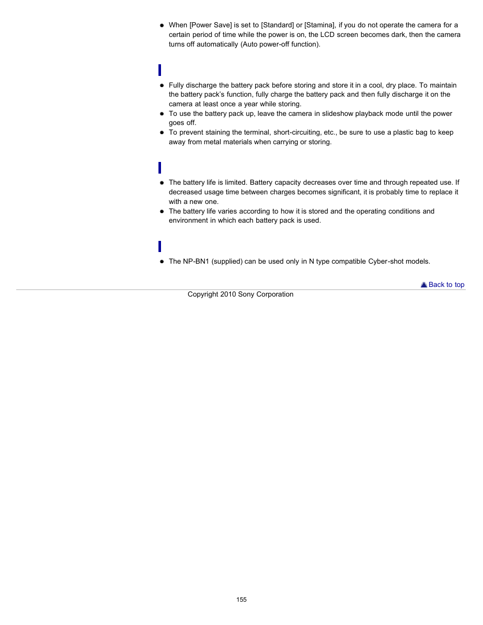 Sony DSC-W530 User Manual | Page 155 / 167
