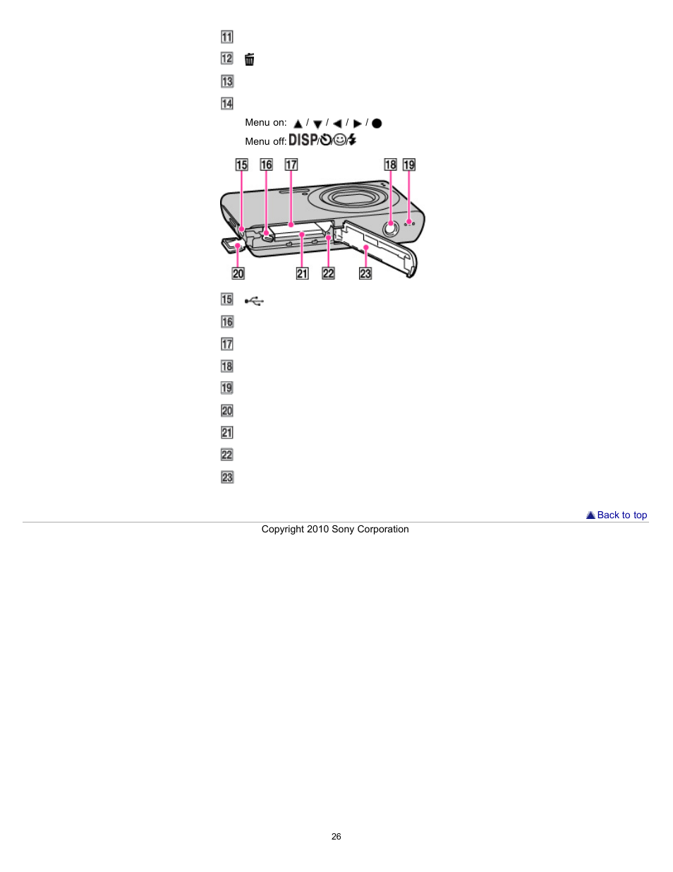 Sony DSC-W530 User Manual | Page 26 / 167