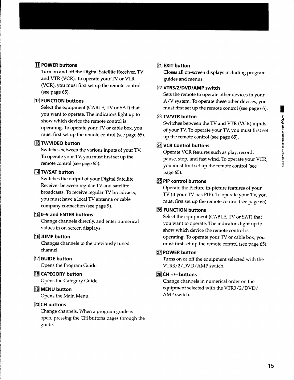 Sony SAT-A50 User Manual | Page 15 / 78